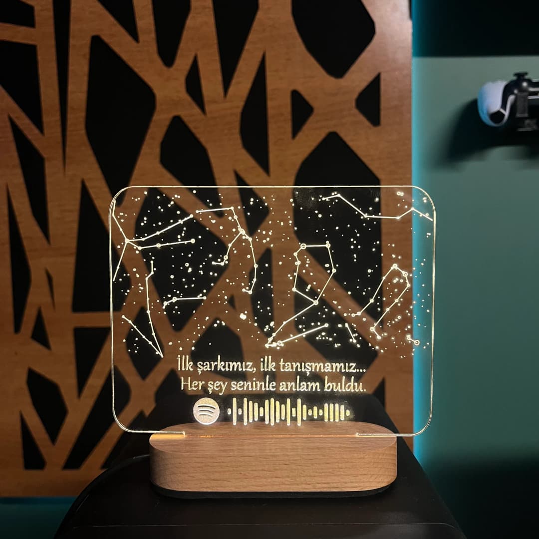 Gökyüzünden Melodi: Yıldız Haritası Spotify Temalı