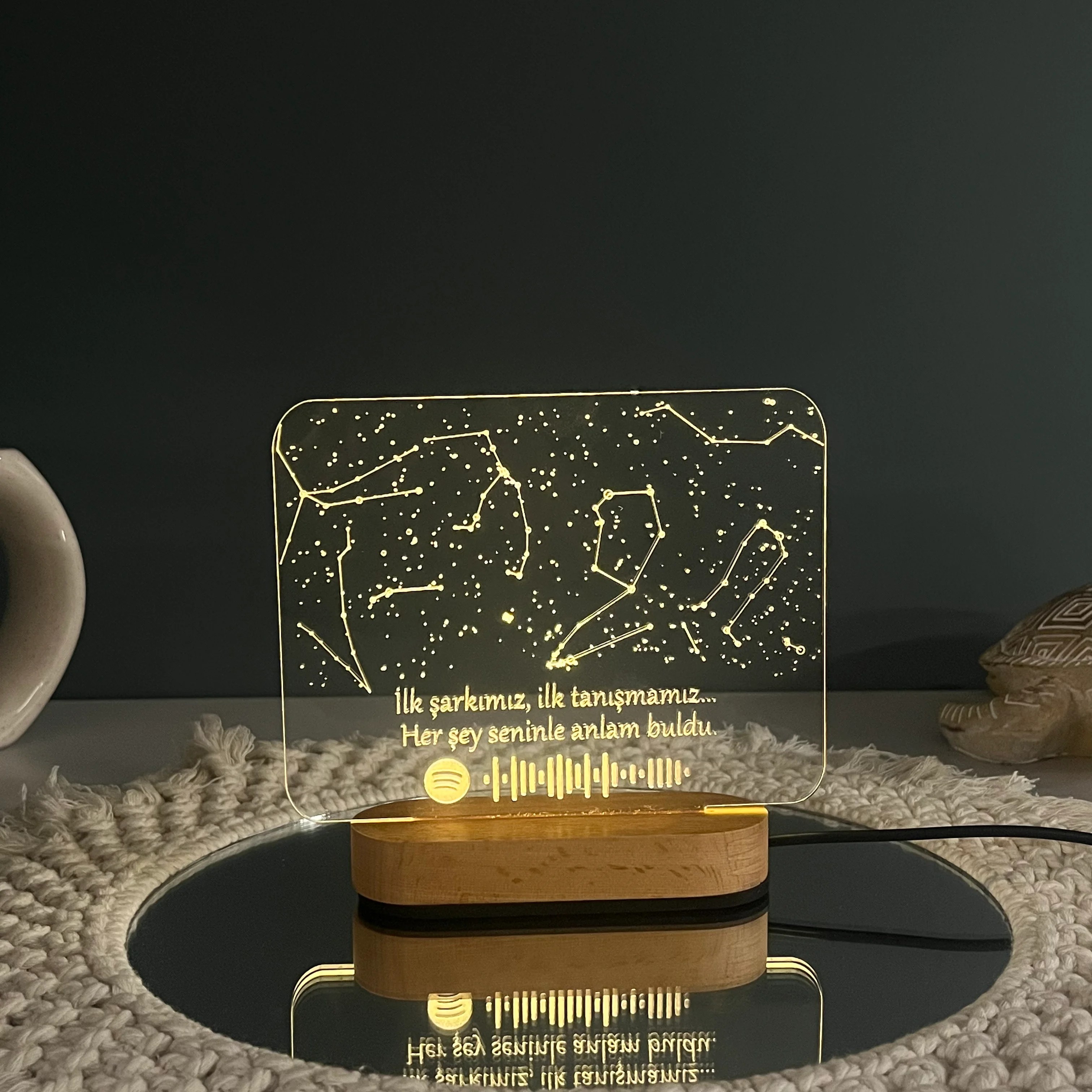 🎶 kişiye özel spotify temalı yıldız haritası 🌌