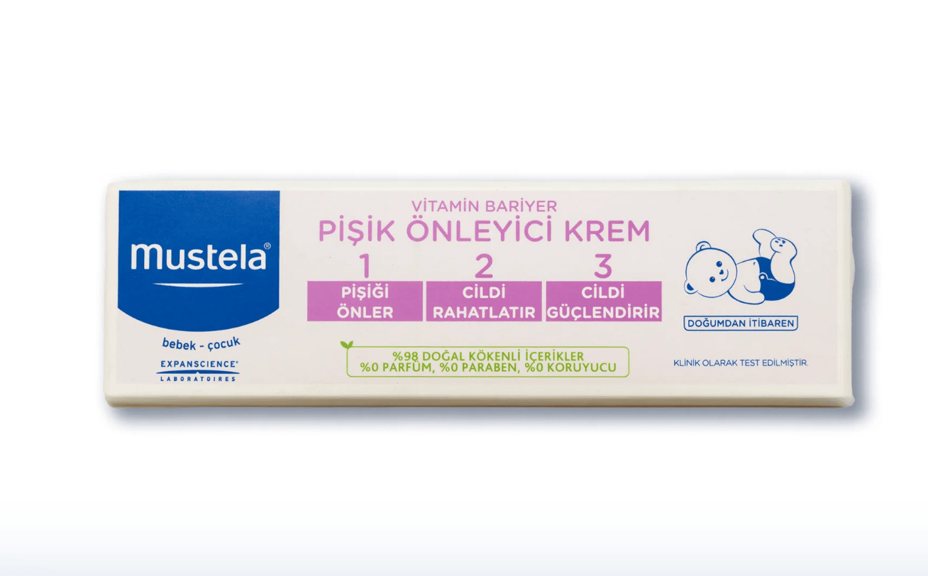 MUSTELA Pişik Kremi: Vitamin Bariyer 1.2.3. Pişik Önleyici Krem 50 ml