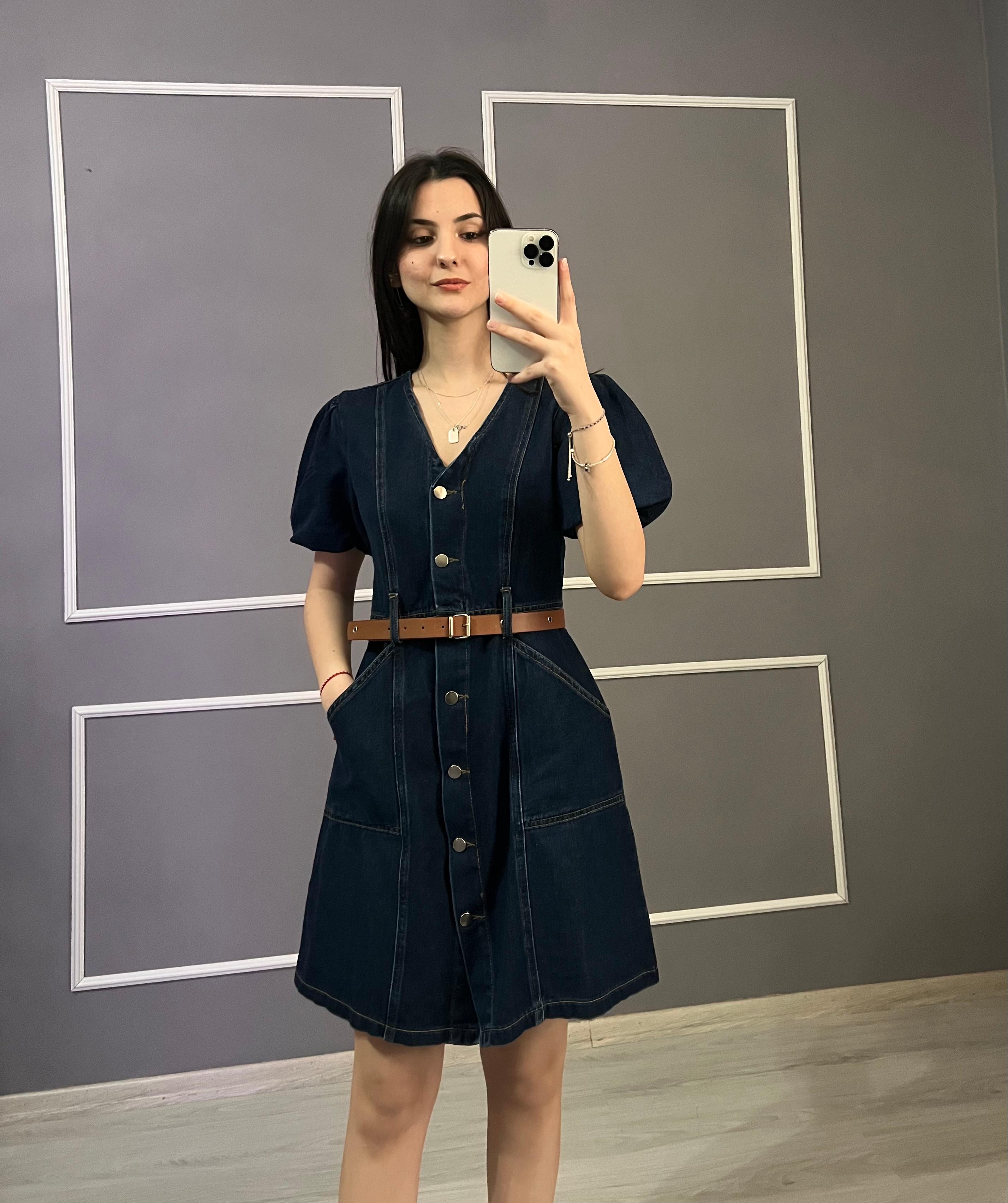 Moresse Denim Nostalji Kol Elbise