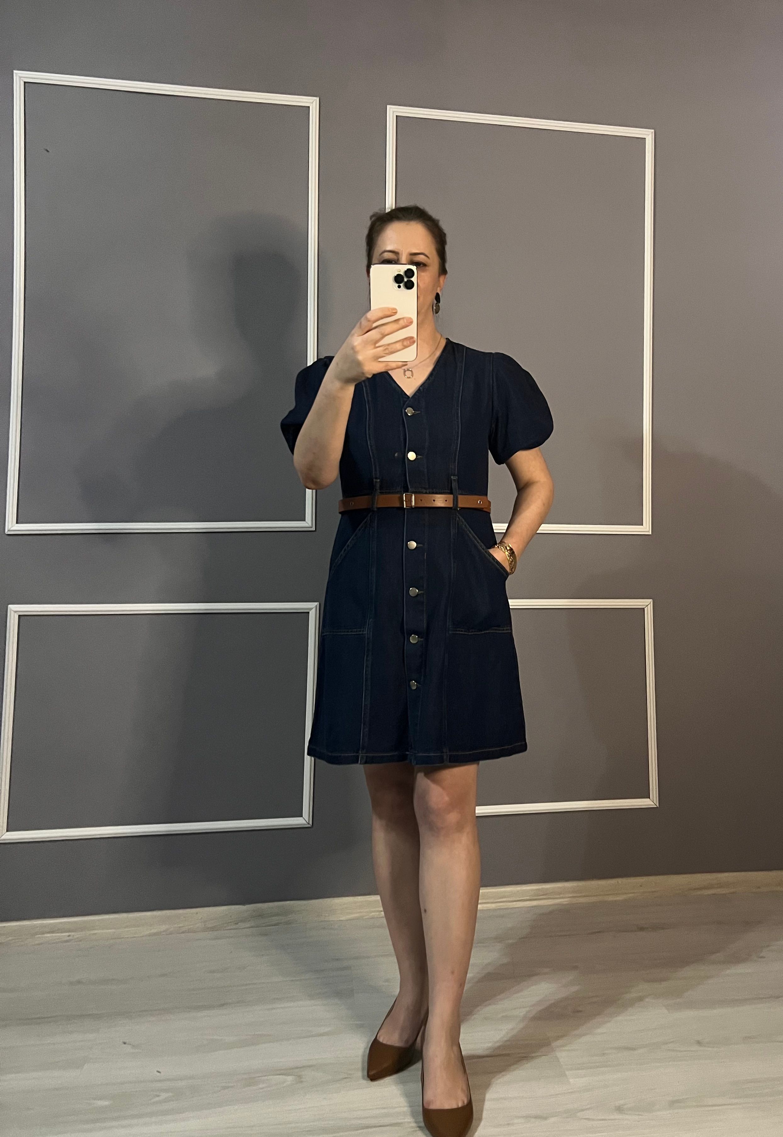 Moresse Denim Nostalji Kol Elbise