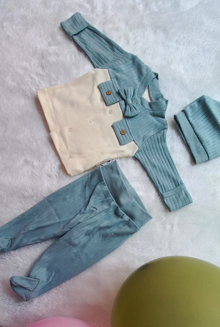 3’LÜ PANTOLONLU CEPLİ ZIBIN TAKIM