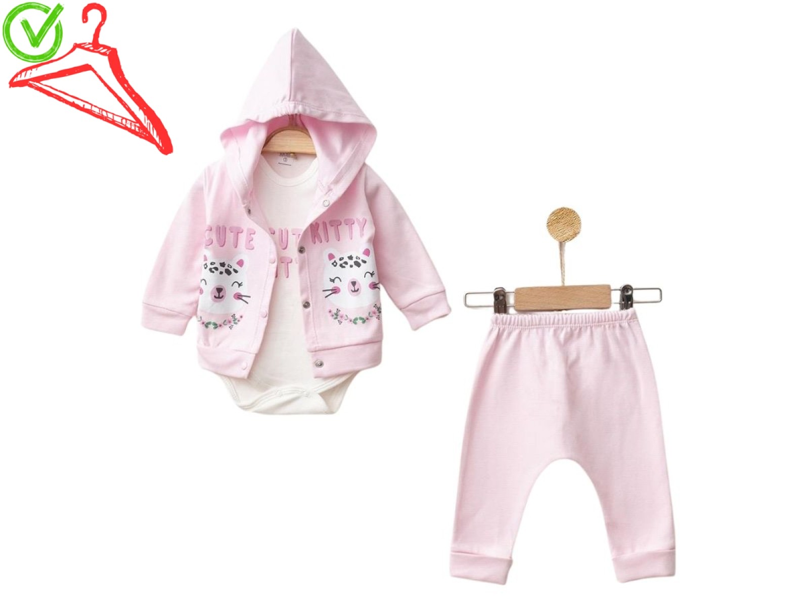 3’LÜ PANTOLONLU CUTE ZIBIN TAKIM