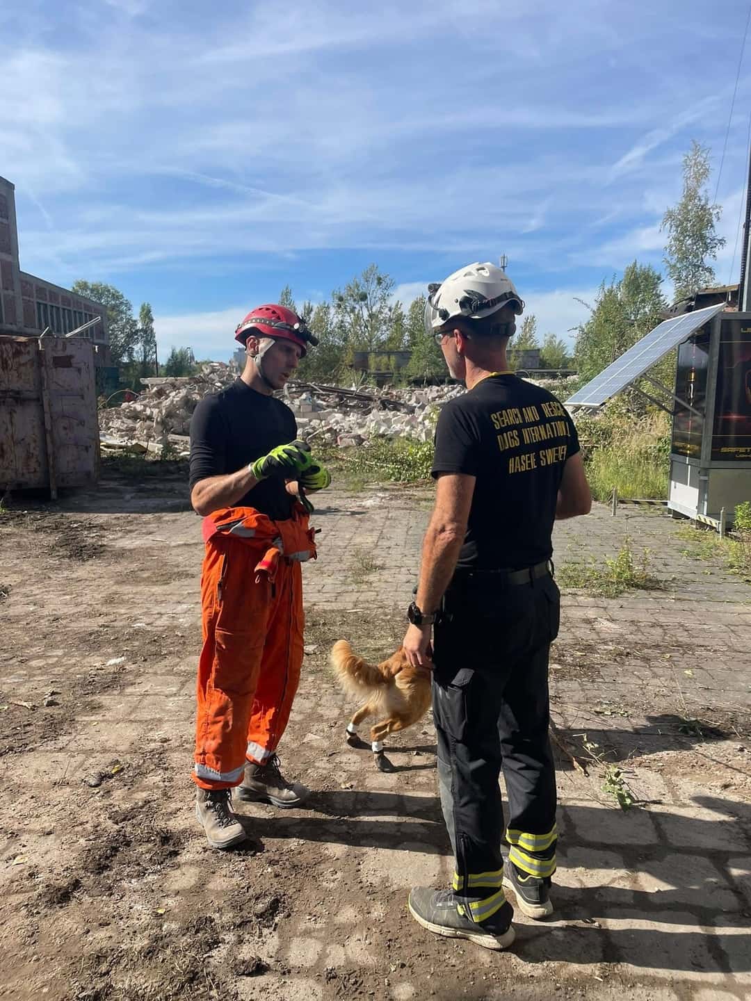 Övning i tuff miljö i Polen.
