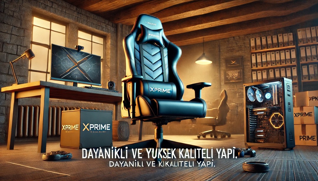 Oyuncu Koltuğunda Dayanıklı ve Yüksek Kaliteli Yapı sadece Xprime Oyuncu Koltuklarında!