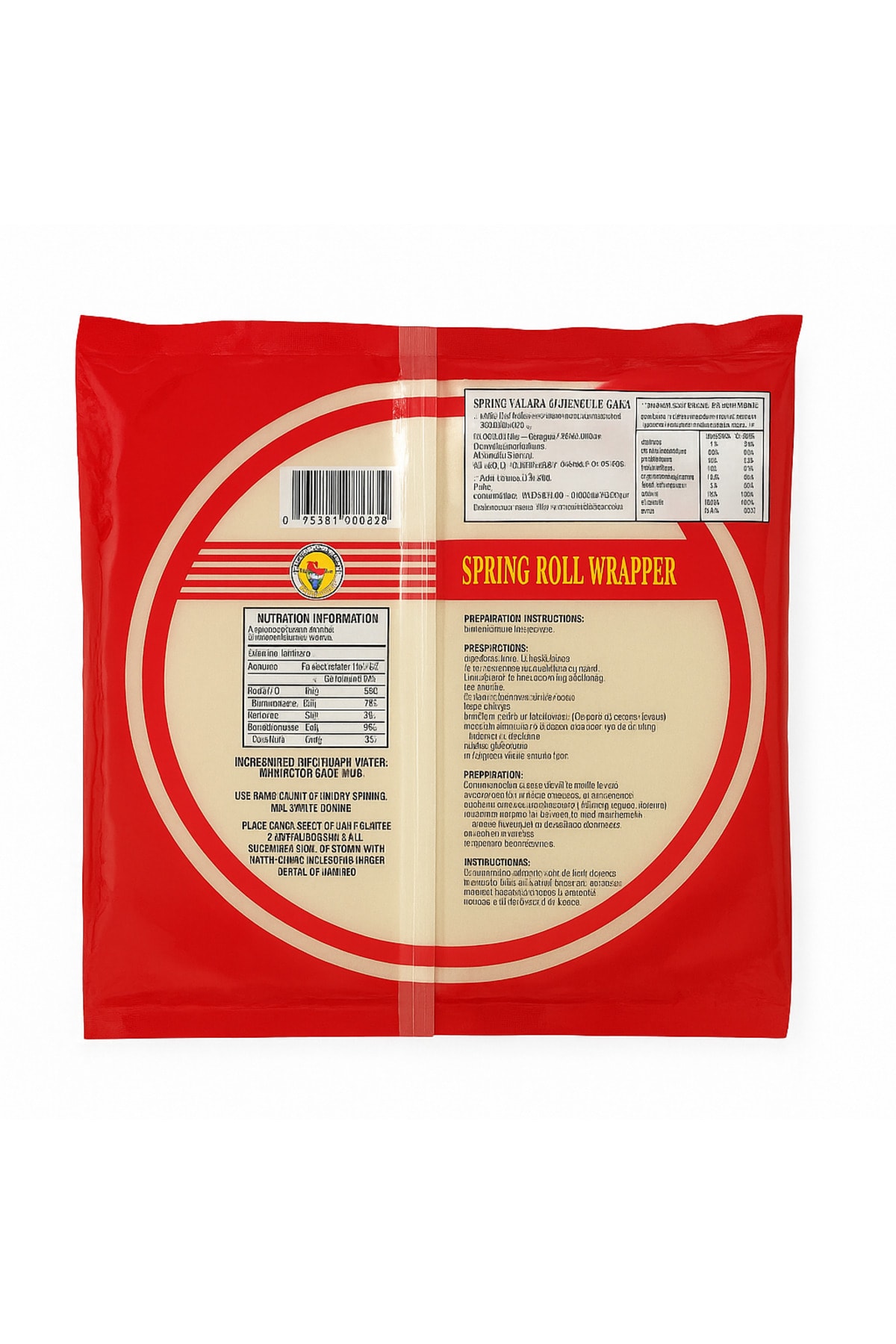 Spring Roll Pirinç Yufkası 454g + 3x10 ml Soya Sosu HEDİYELİ
