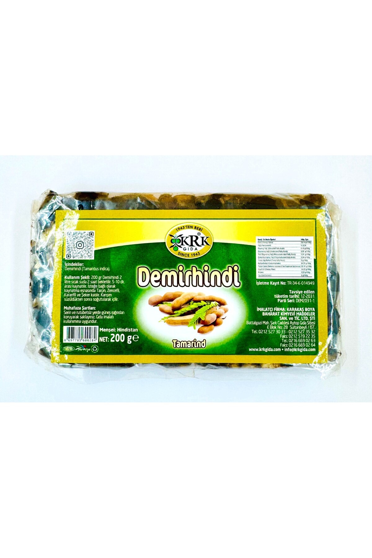 Demirhindi 200 g x 2 – Doğal ve Kurutulmuş Meyve, Şurup ve Çay İçin Uygun