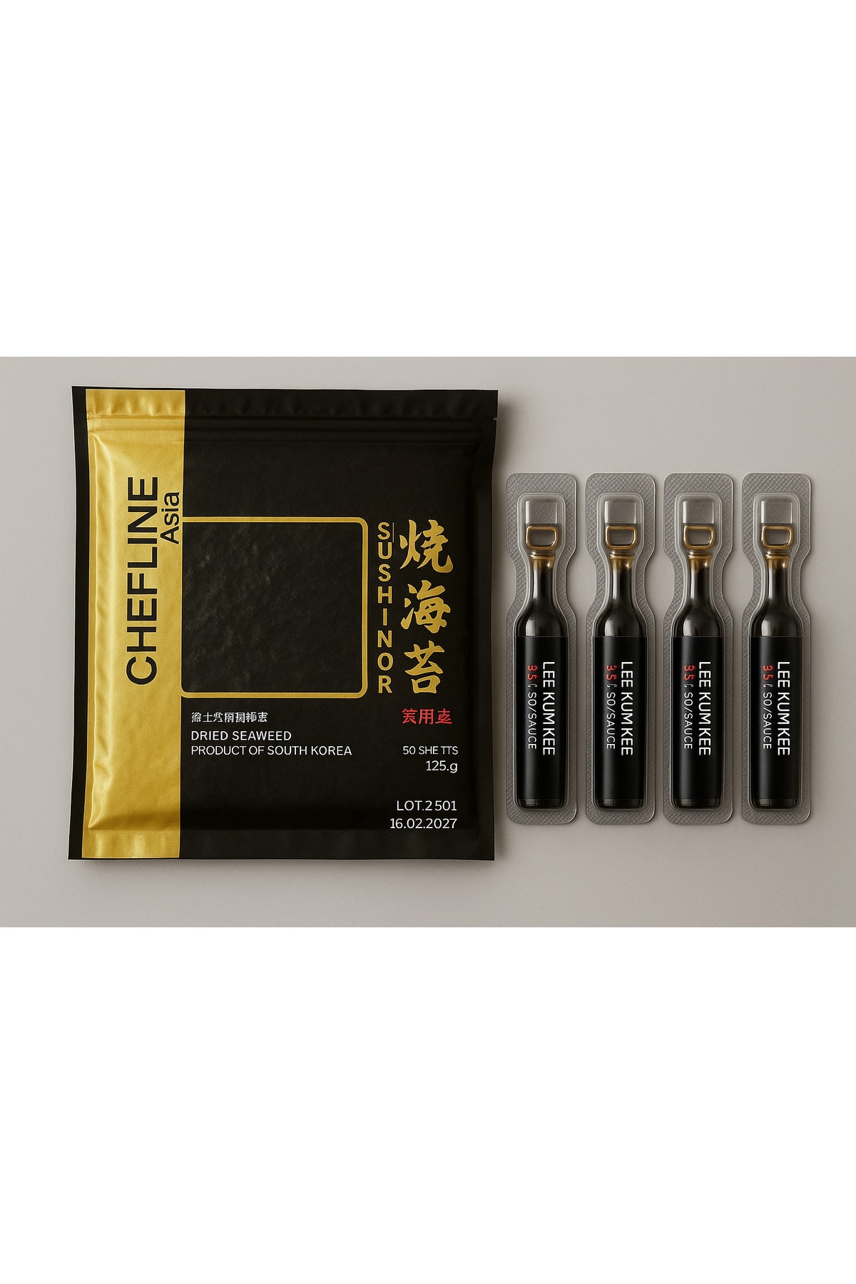 Sushi Nori Gold 50 Yaprak 4x10 ml Soya Sosu