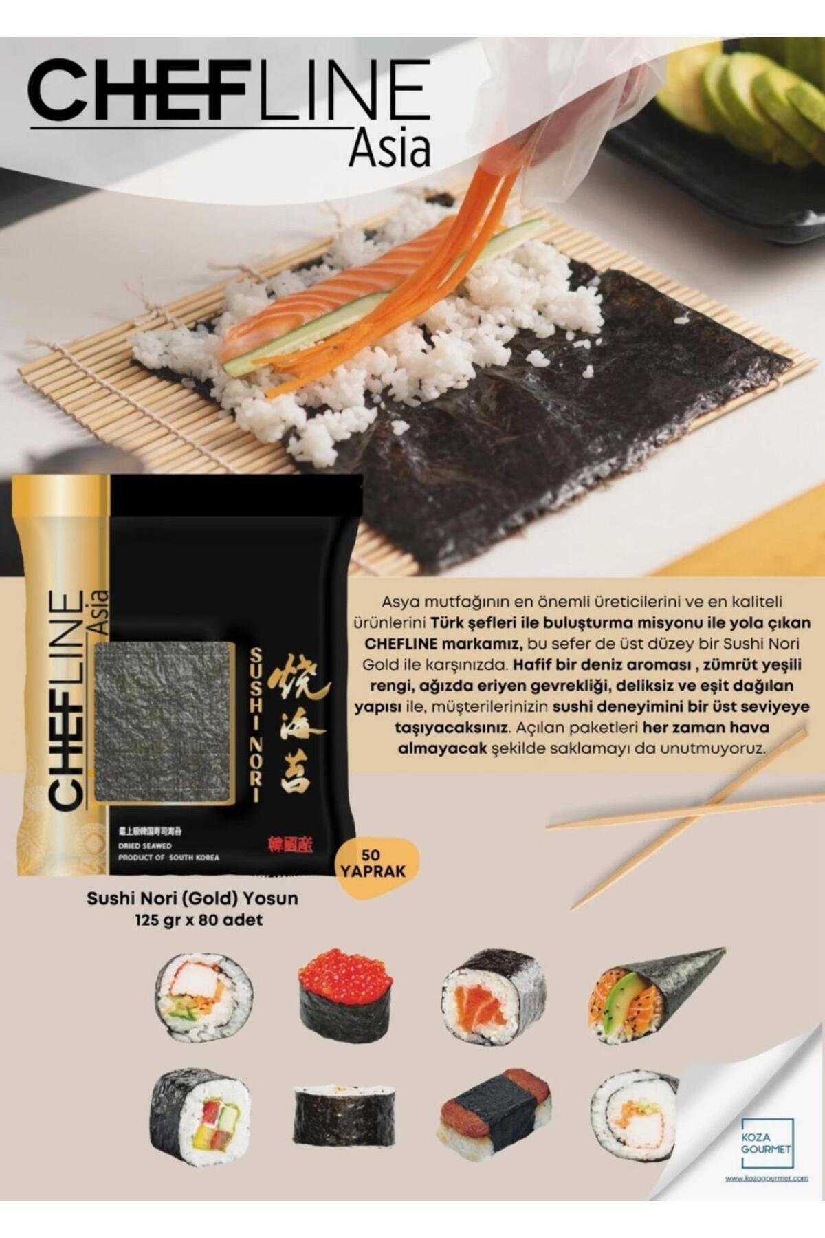 Sushi Nori Gold 50 Yaprak 4x10 ml Soya Sosu