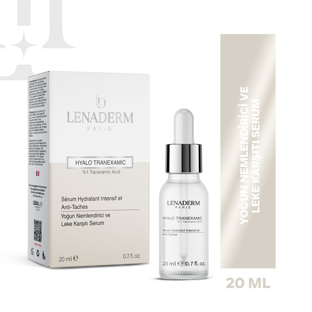Lenaderm Hyalo Tranexamic Nemlendirici ve Leke Karşıtı Cilt Bakım Serumu
