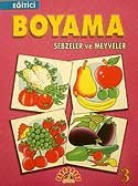 Eğitici Boyama 3 Sebzeler ve Meyveler