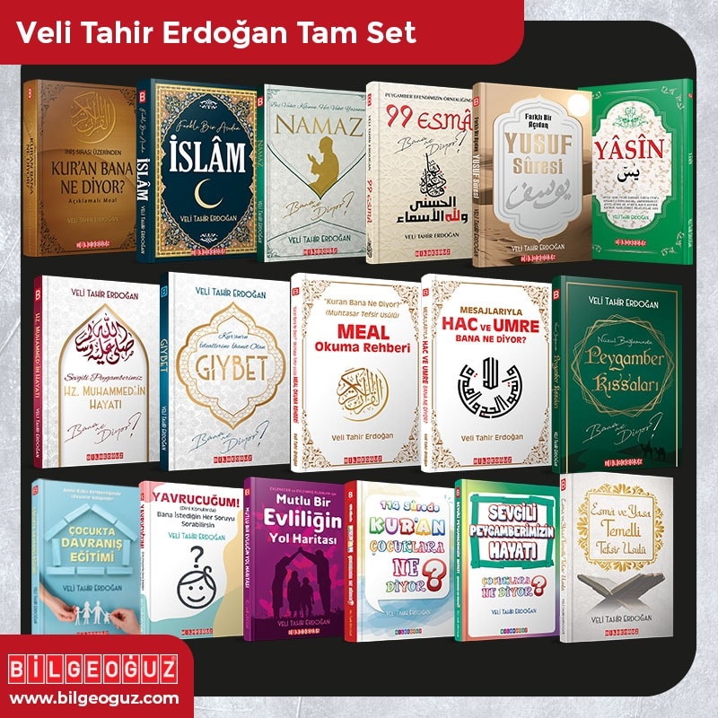 VELİ TAHİR ERDOĞAN SET - 17 KİTAP