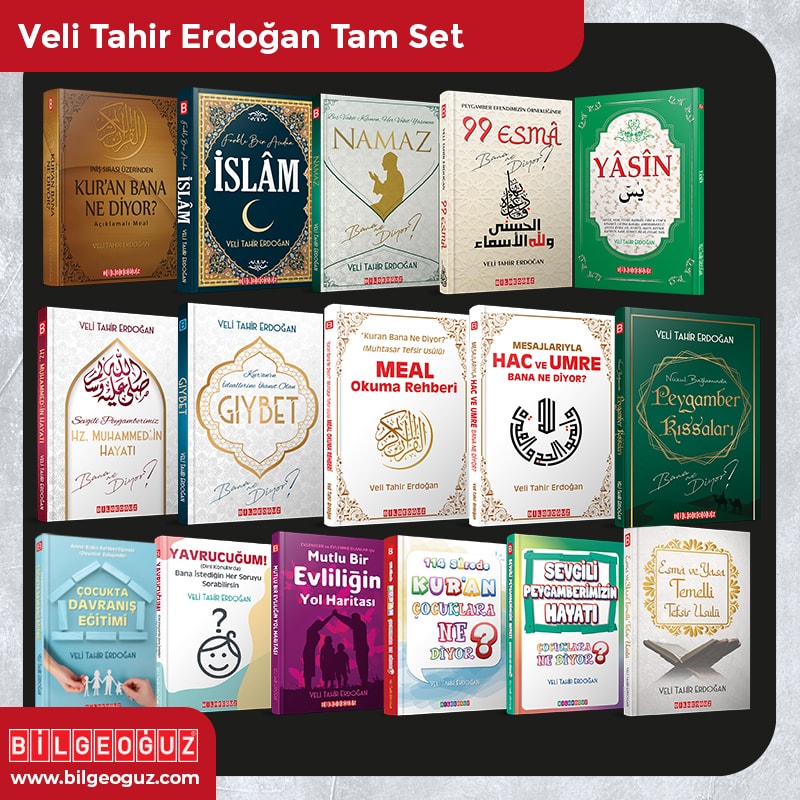 VELİ TAHİR ERDOĞAN TAM SET - 16 KİTAP