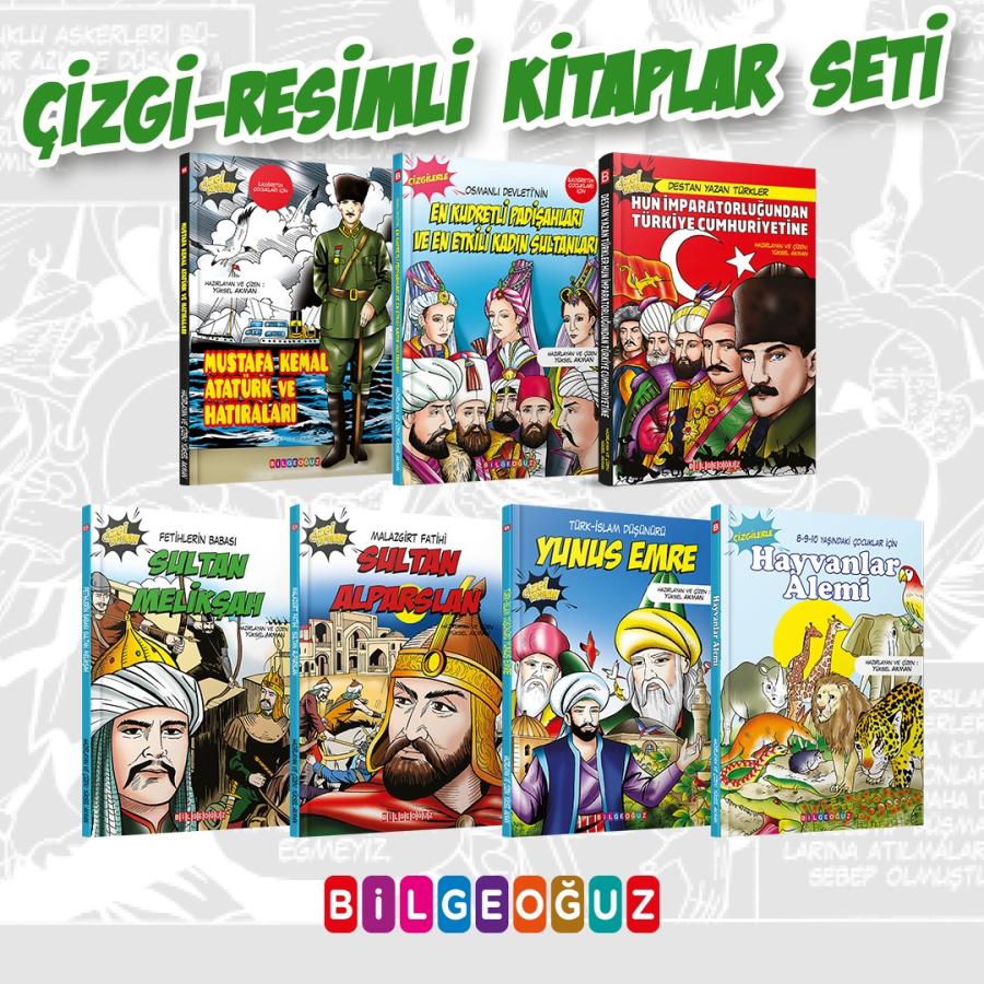 ÇİZGİLERLE TÜRK TARİHİ 7 KİTAP