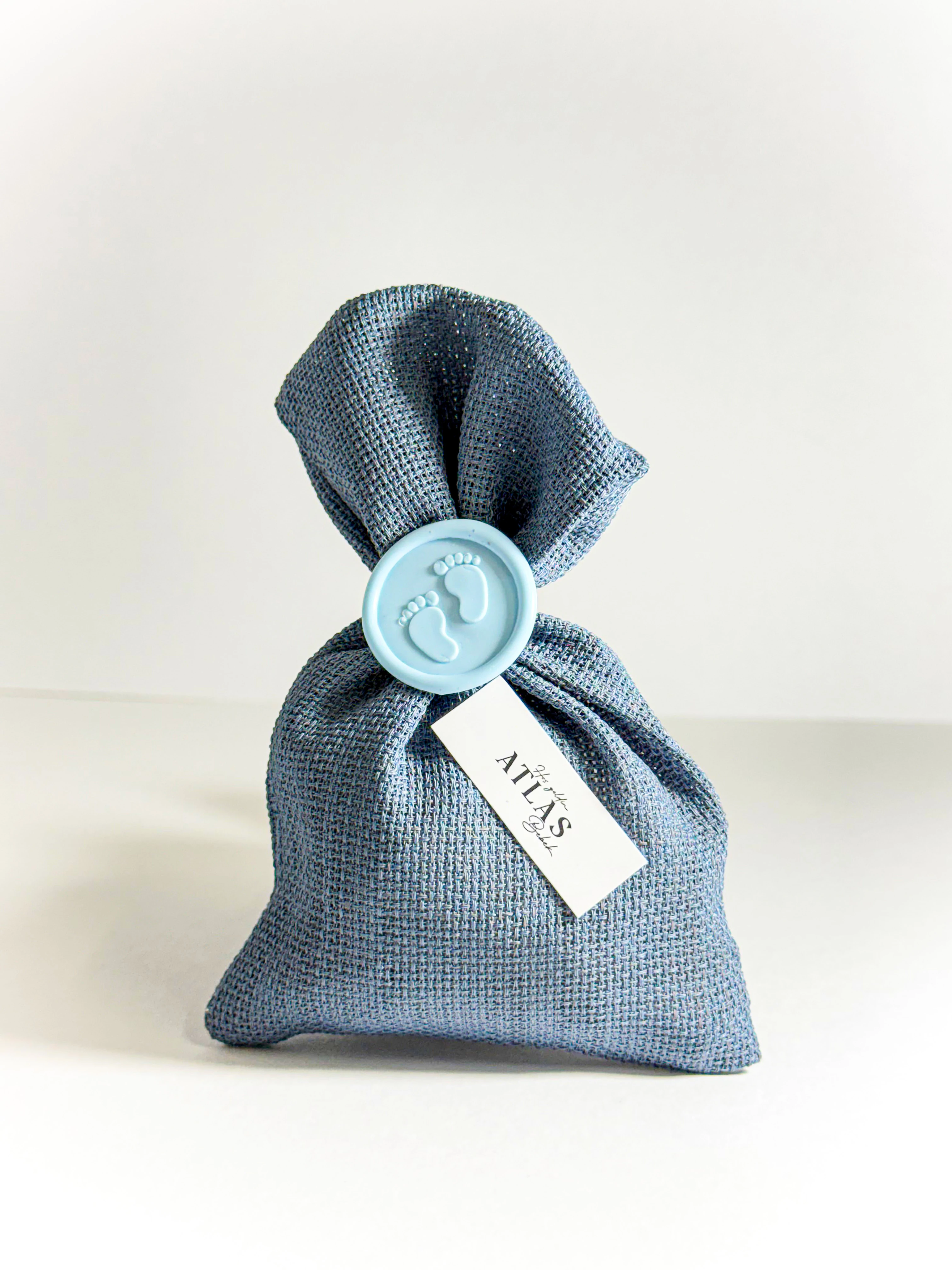 Mühür Süslemeli Lavanta Kesesi - 20 Adet - Doğum, Söz, Nişan, Düğün Hediyelikleri