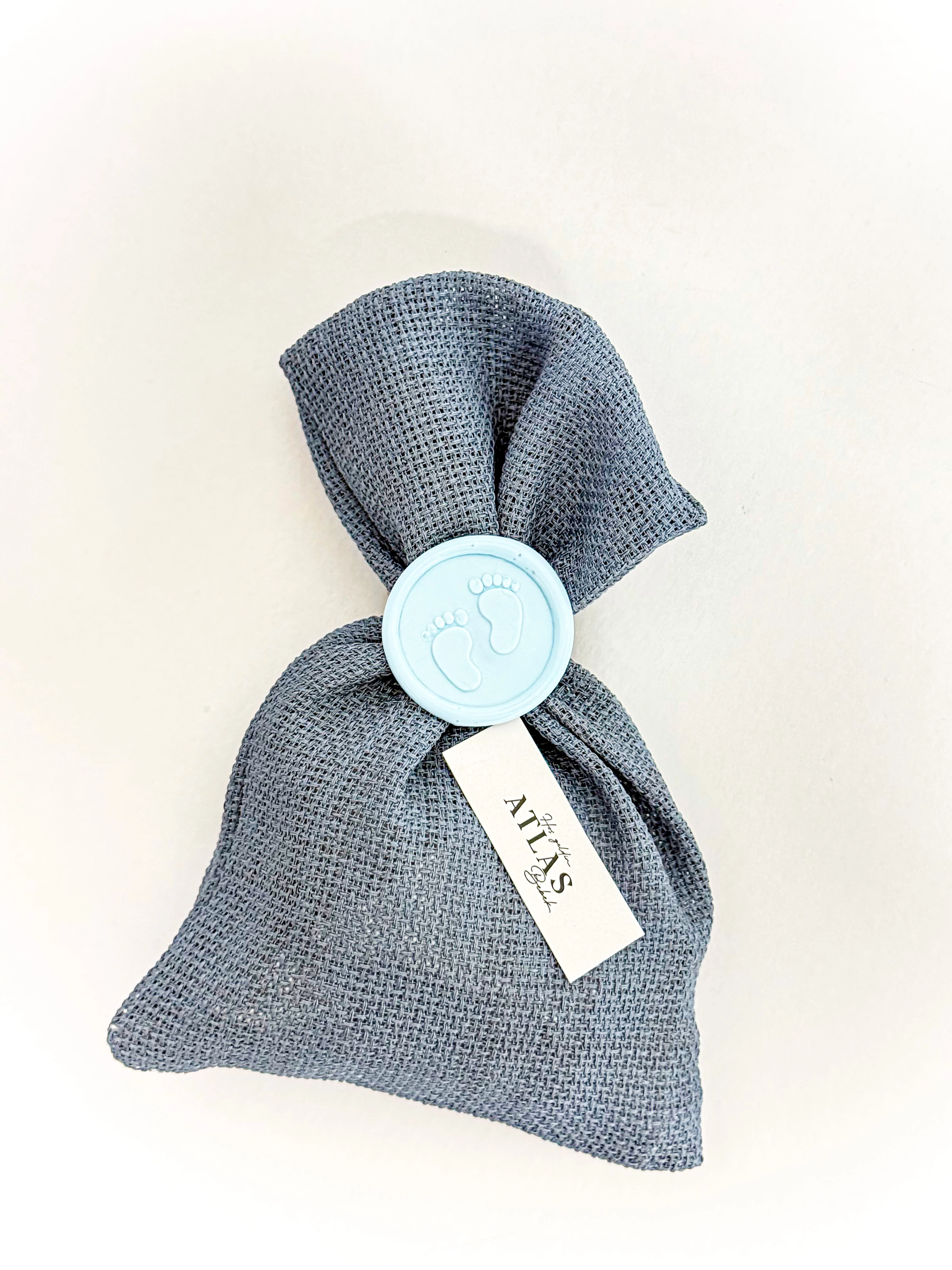 Mühür Süslemeli Lavanta Kesesi - 20 Adet - Doğum, Söz, Nişan, Düğün Hediyelikleri