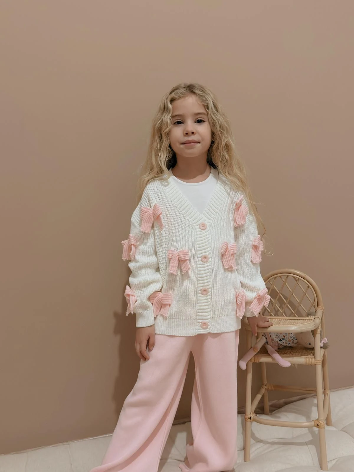 Fiyonk Detaylı Hırkalı Takım