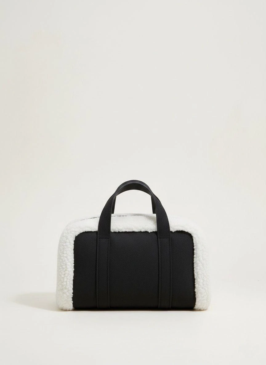 Süet Ceketli Çantalı 4lü Takım