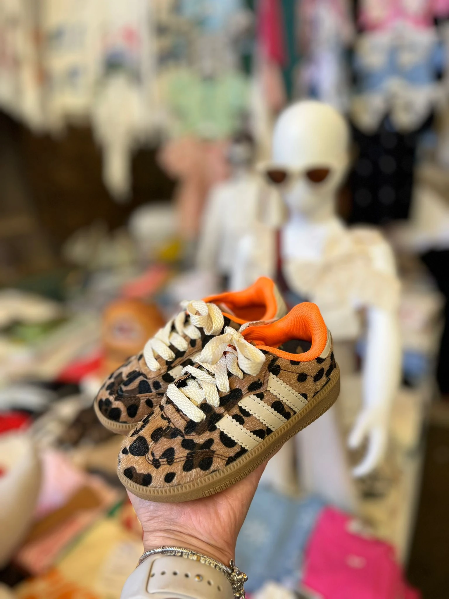 Leopar Detaylı Spor Ayakkabı