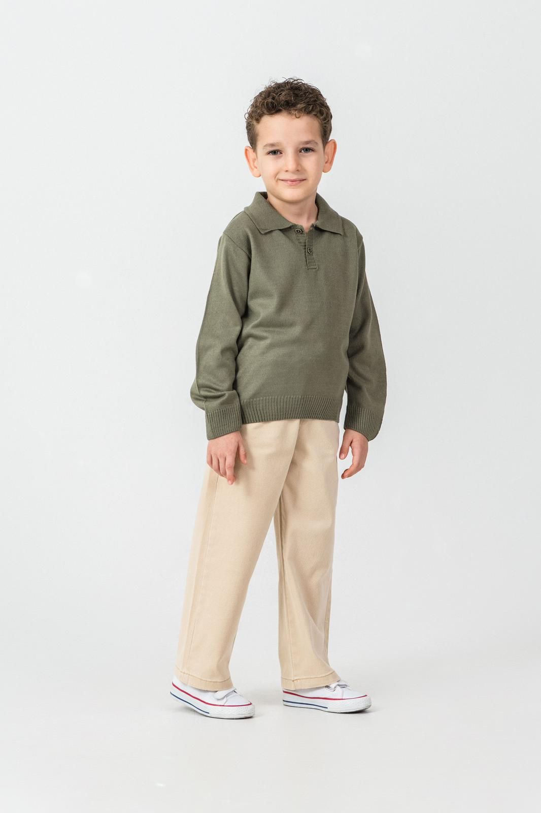 Yeşil Triko Kazaklı Takım