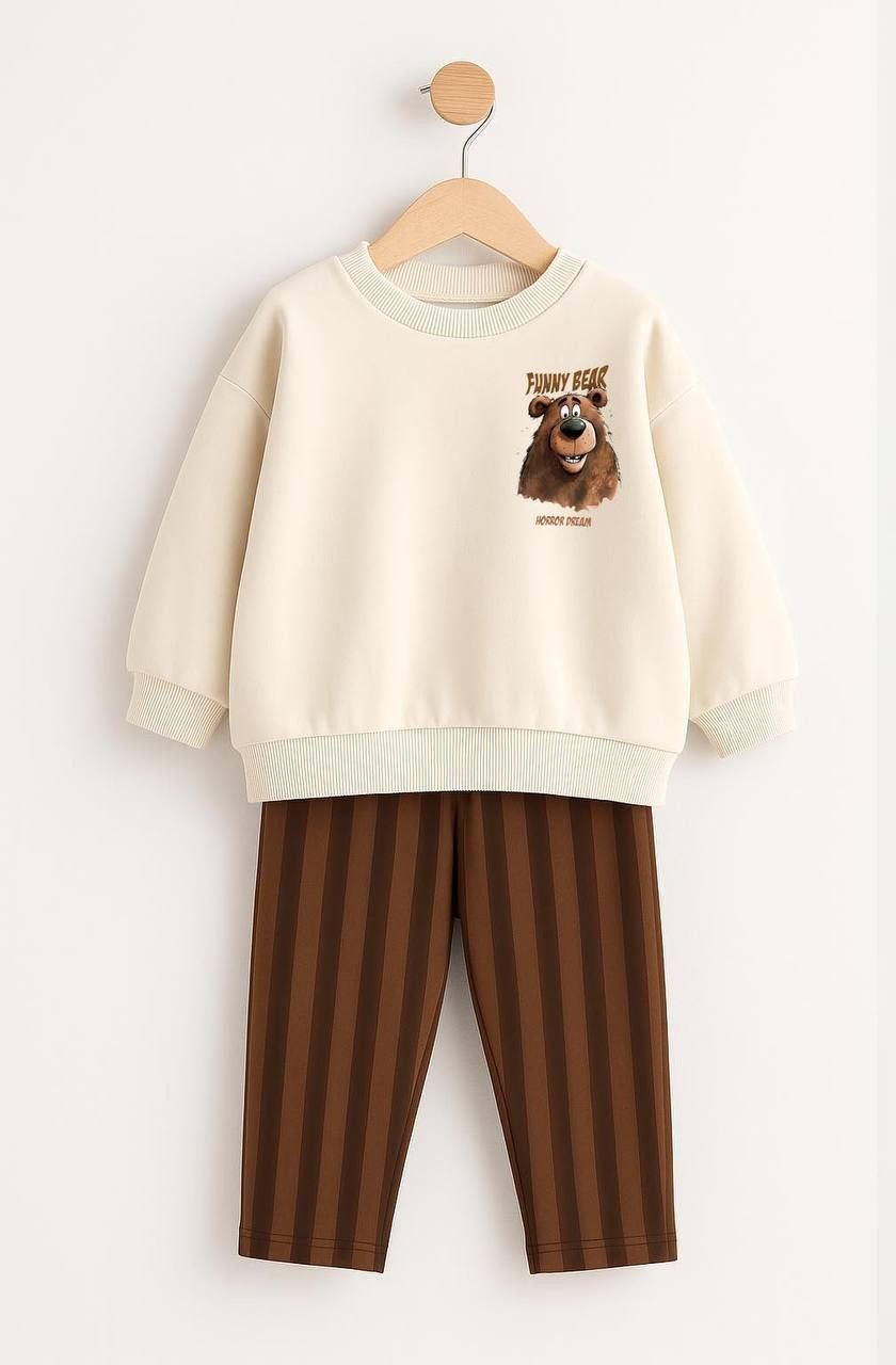 Bej Funny Bear Takım