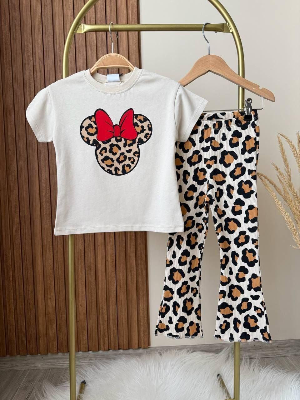 Minnie Mouse Leopar Takım