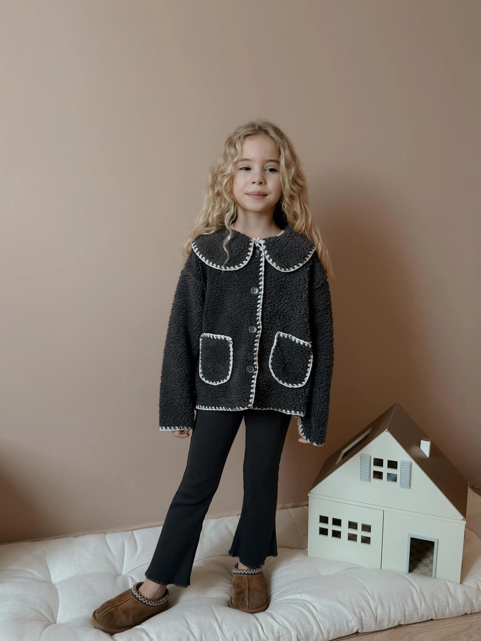 Antrasit Hırkalı Taytlı Takım