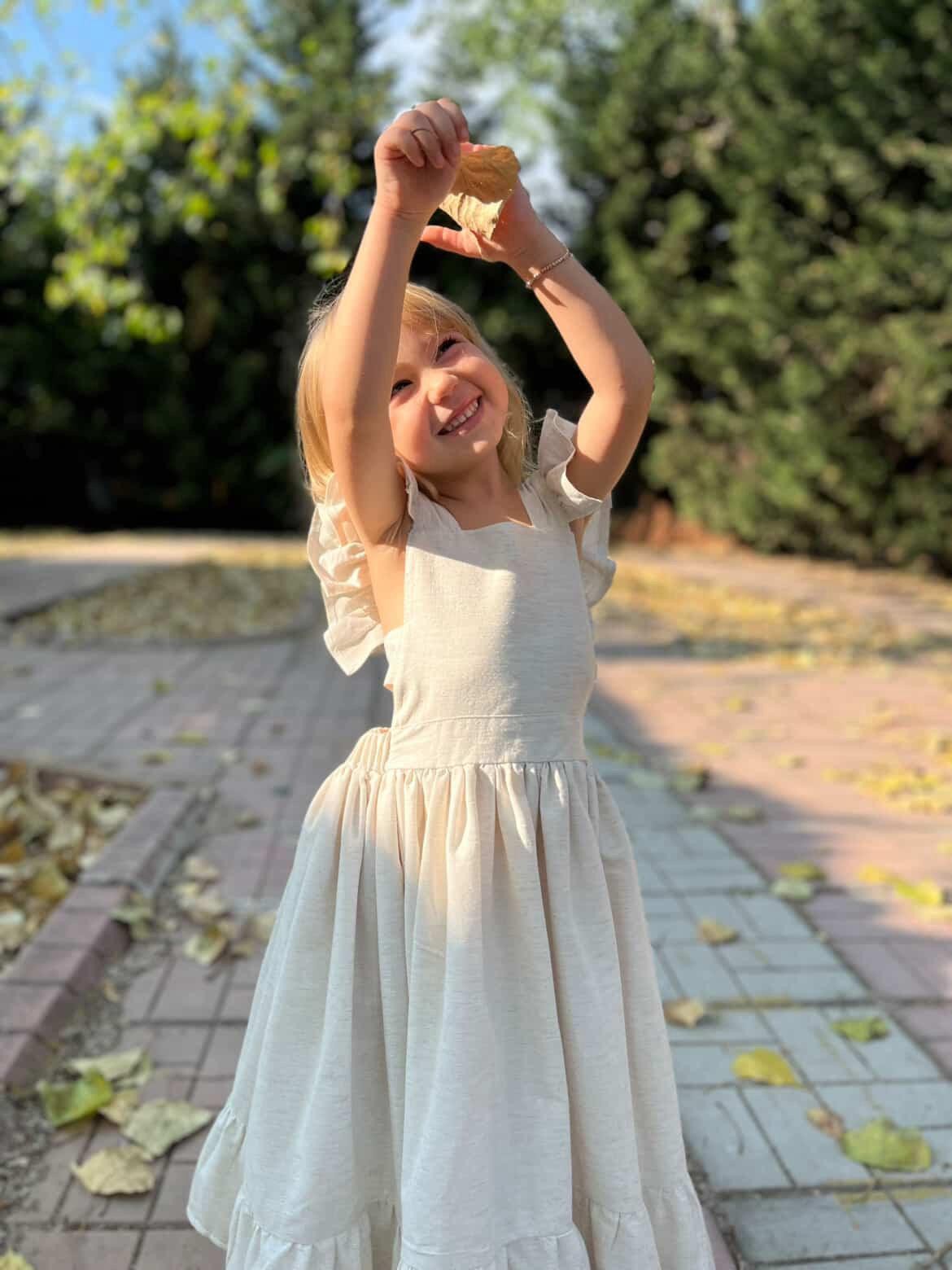 Rüya Keten Elbise