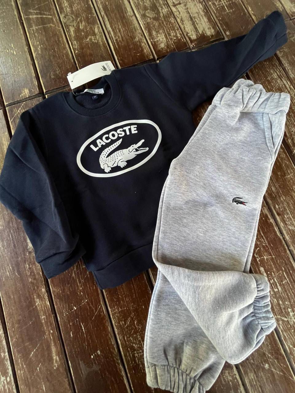 Unisex Gri Lcst Şardonlu Takım