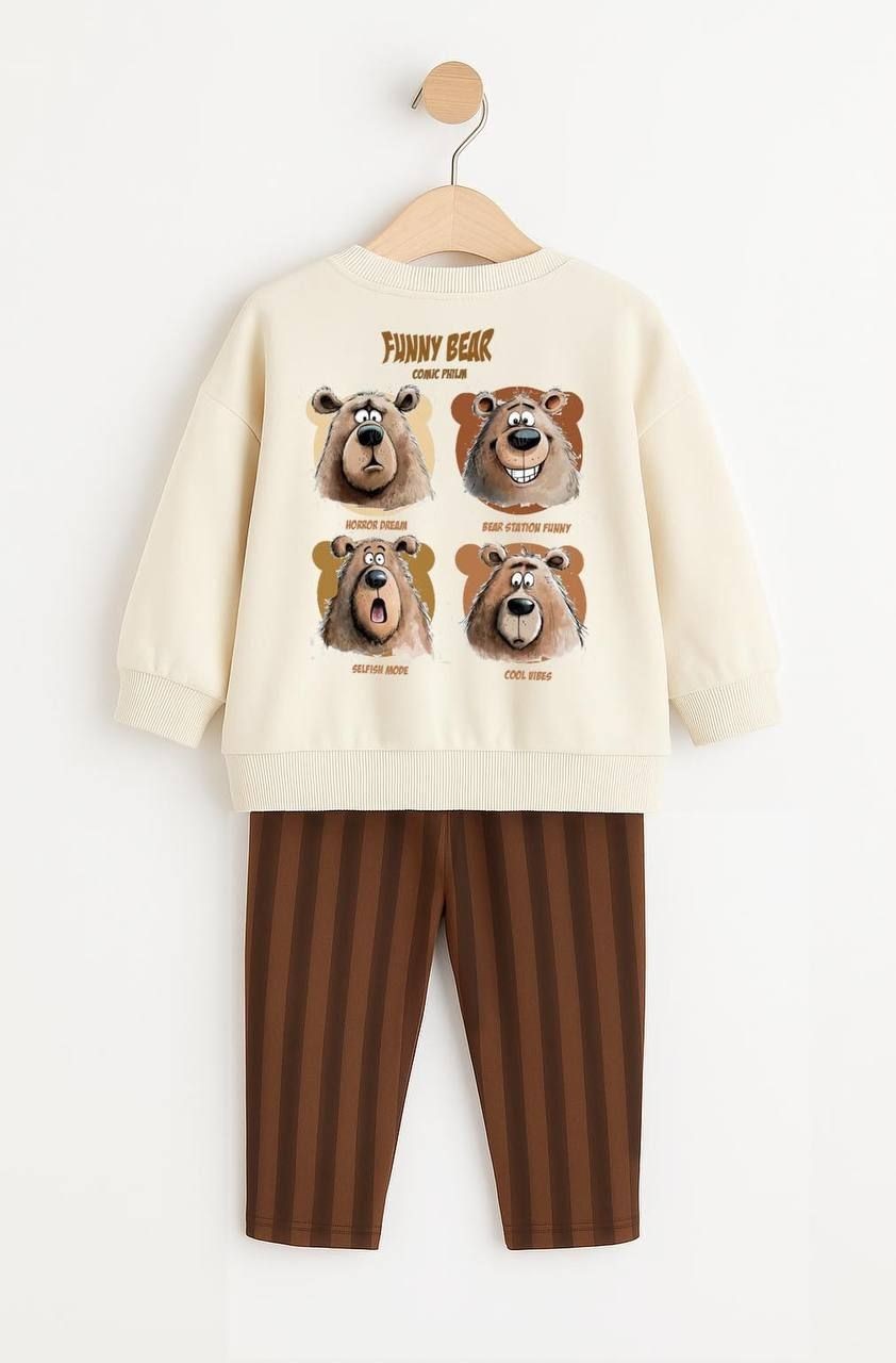 Bej Funny Bear Takım