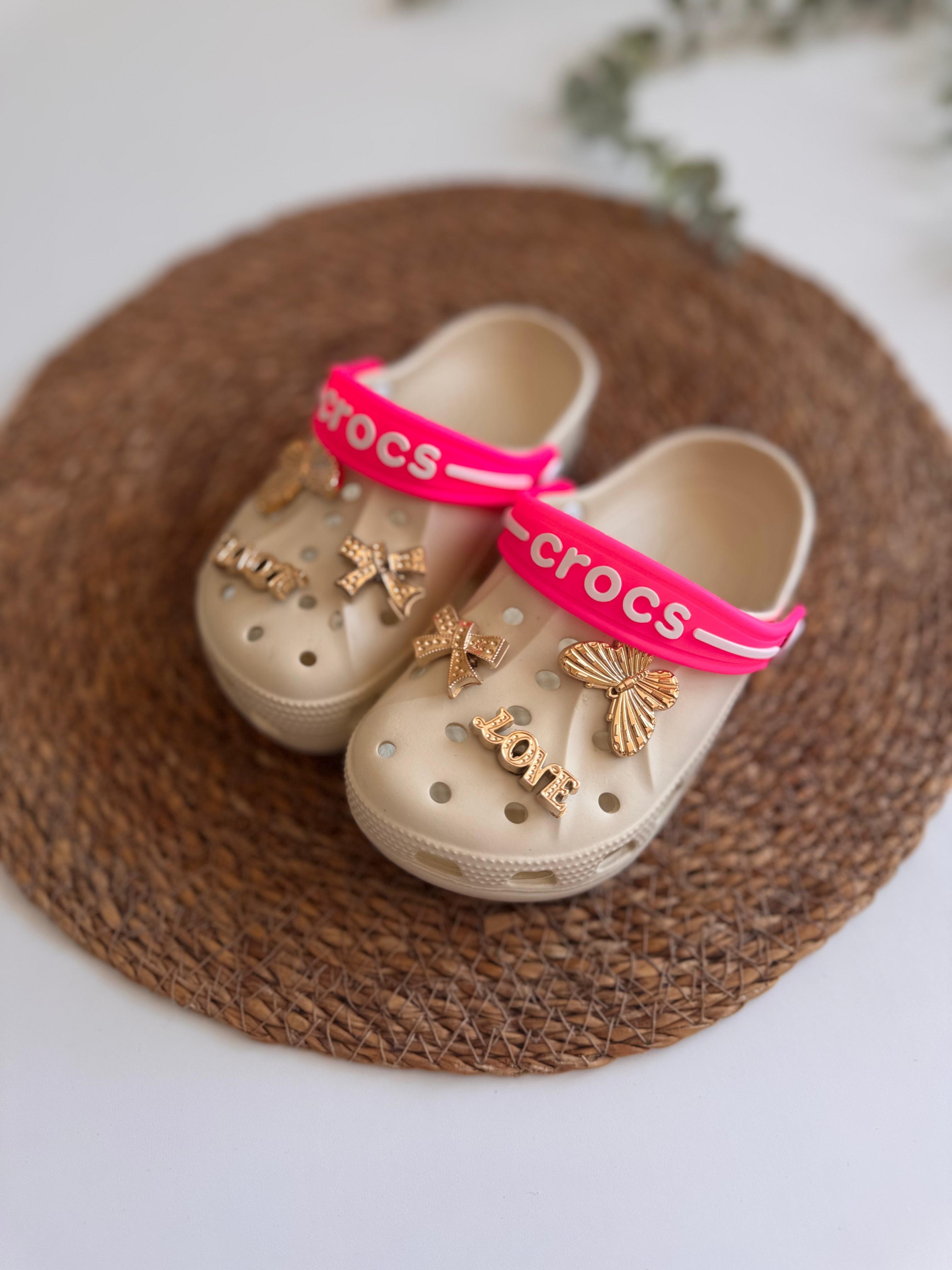 Krem Crocs Terlik