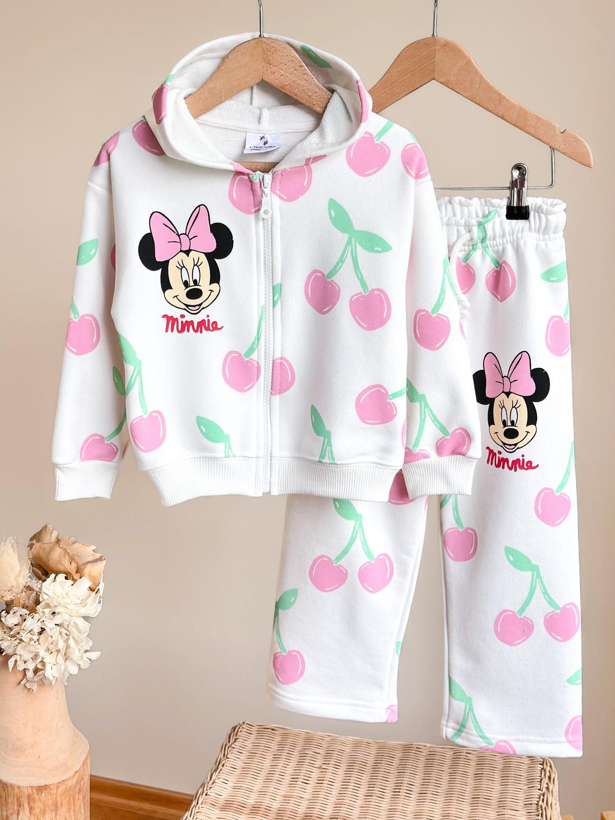 Minnie Mouse Hırkalı Takım