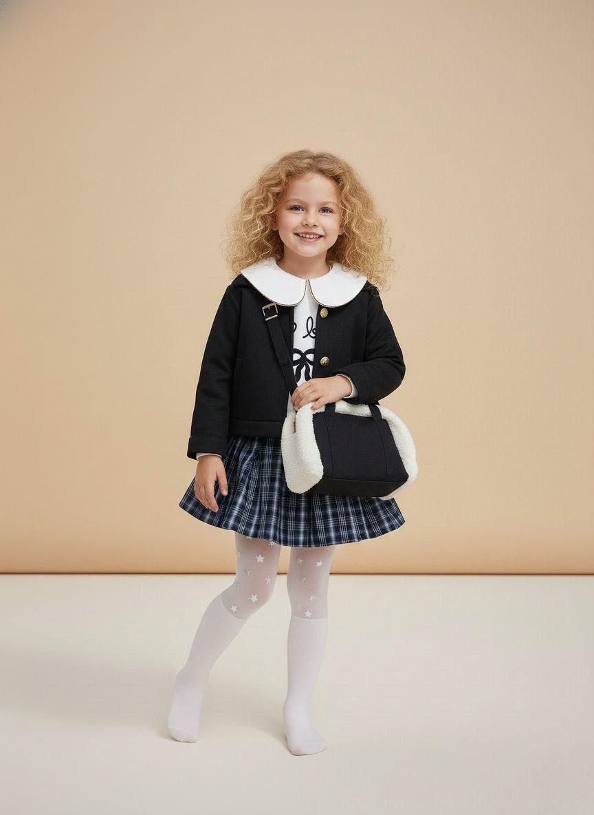 Süet Ceketli Çantalı 4lü Takım