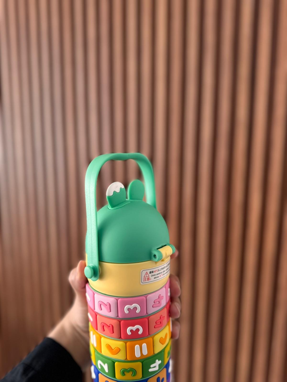 Çarpım Tablosu Çelik Suluk Yeşil (430 ML)