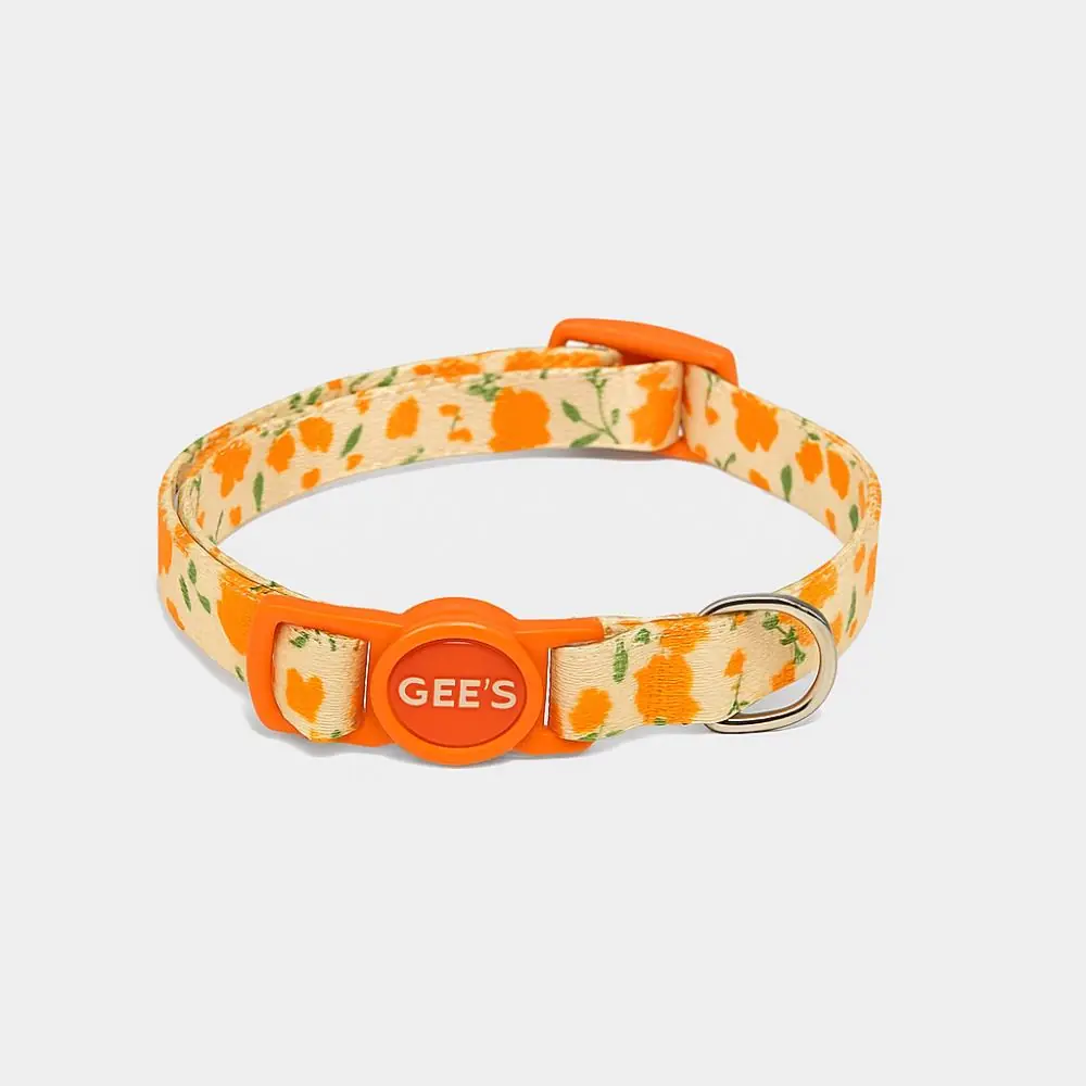 TURUNCU ÇİÇEK DESENLİ