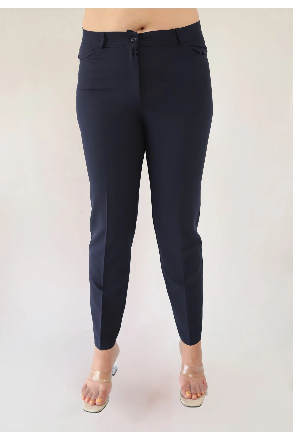 Likralı Büyük Beden Pantolon