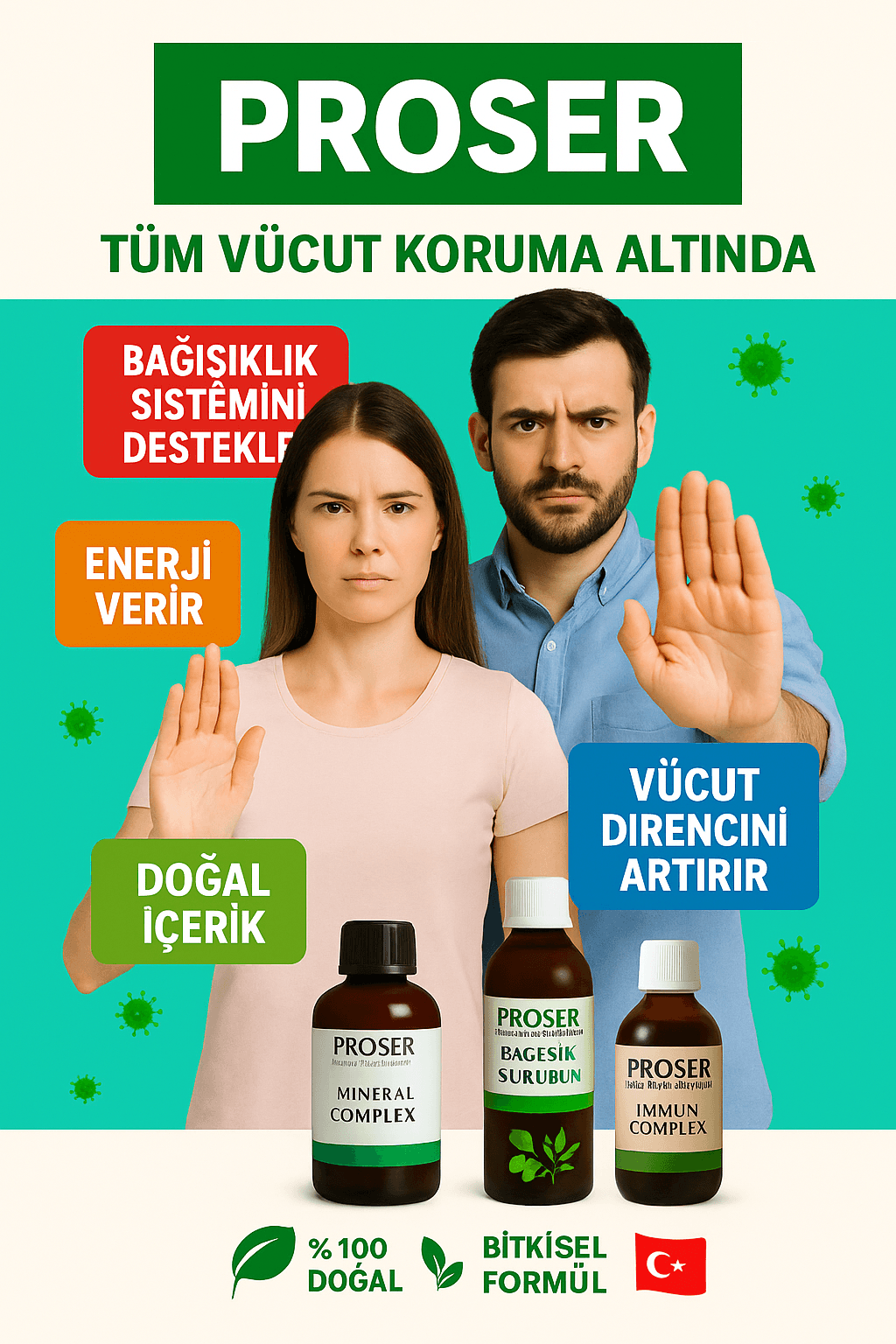 PROSER TÜM VUCUT KORUMA SET