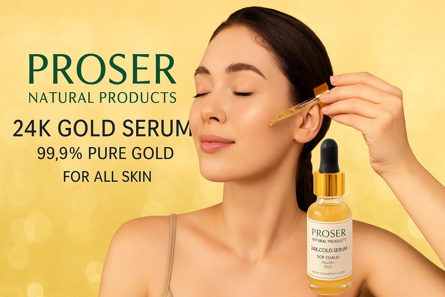 PROSER 24K ALTIN PARÇACIKLI SERUM