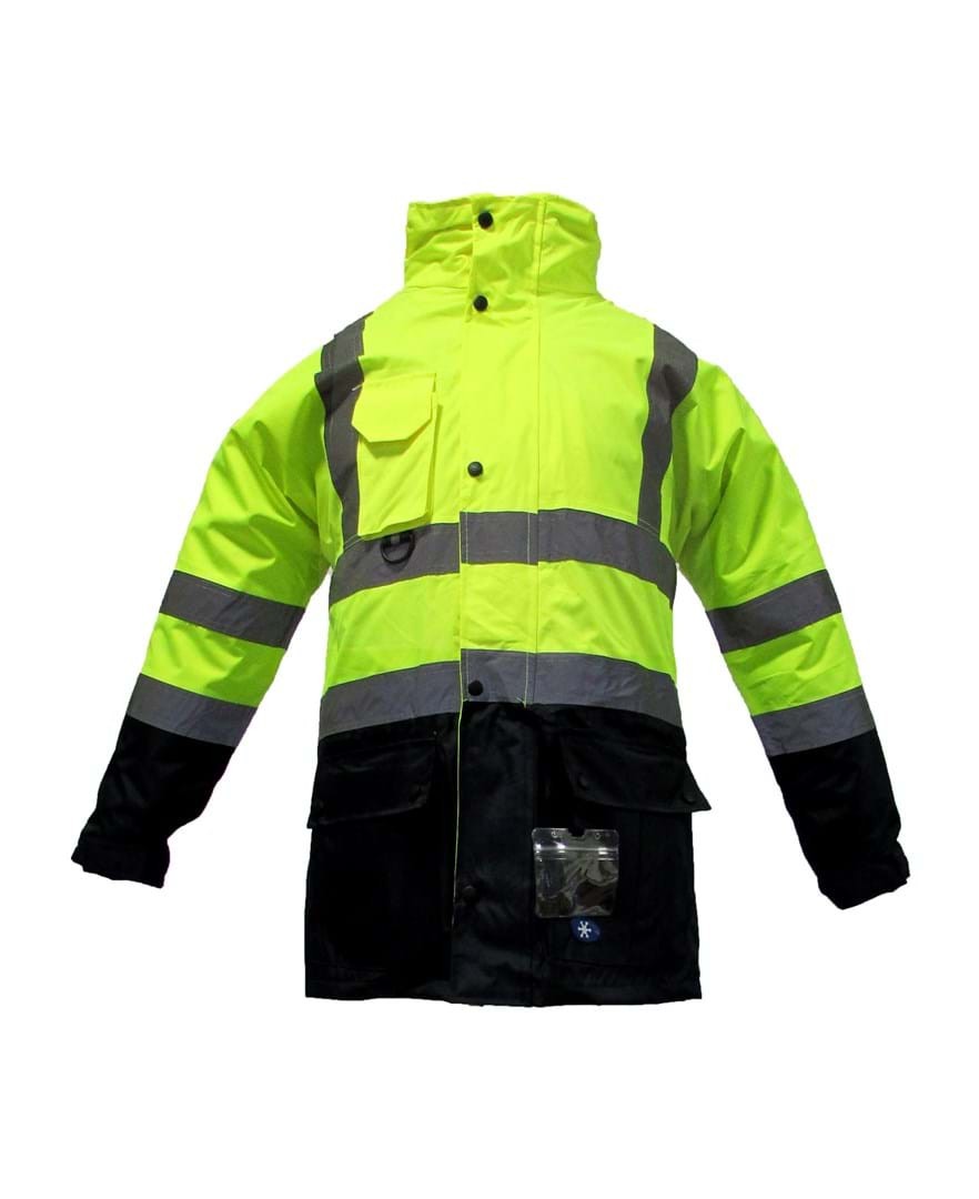 Reflective Work Safety Jacket Unisex Unisex Neon Yellow 3001ATSTDNYW