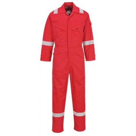 Multi-Purpose Reflective Work Safety Overall Unisex  Unisex Red 1014PGSTDRED