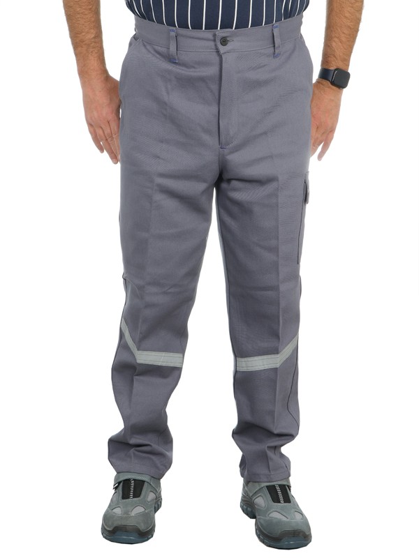 Reflective Work Safety Trousers Winter Unisex Unisex Grey 1010PGSTDGRY