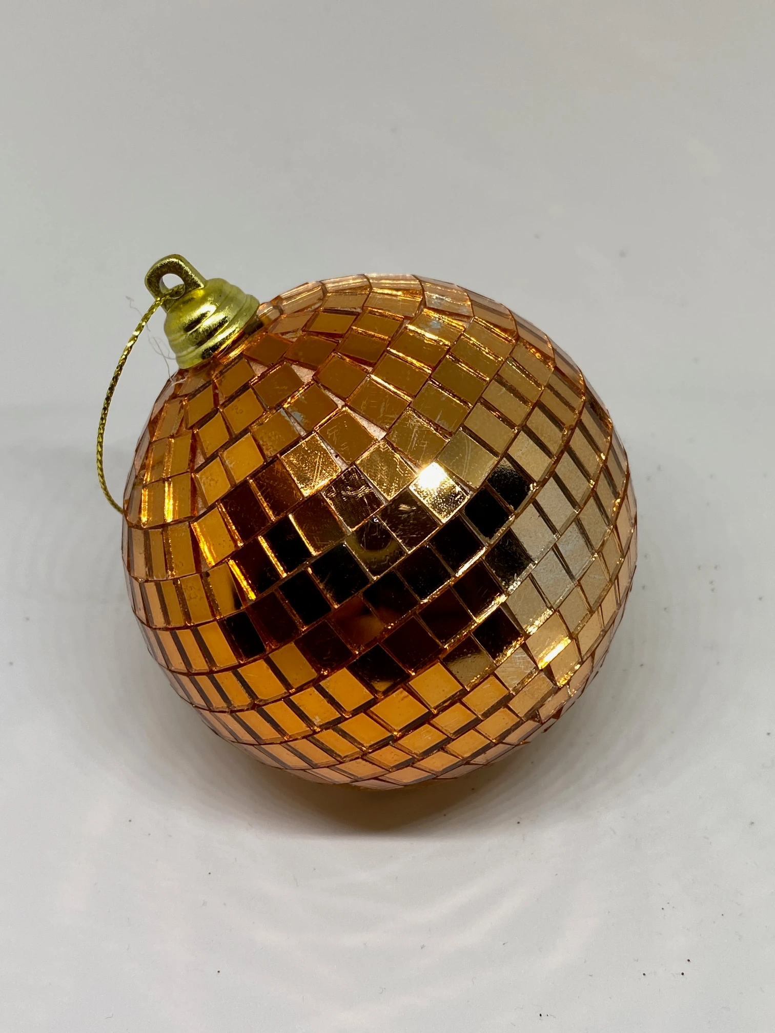 Bronz Aynalı Yılbaşı Ayacı Topu