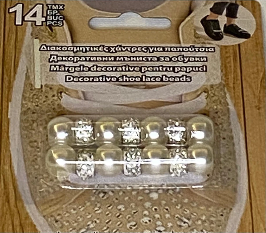 Boncuk Ayakkabı Bağı Aksesuarı