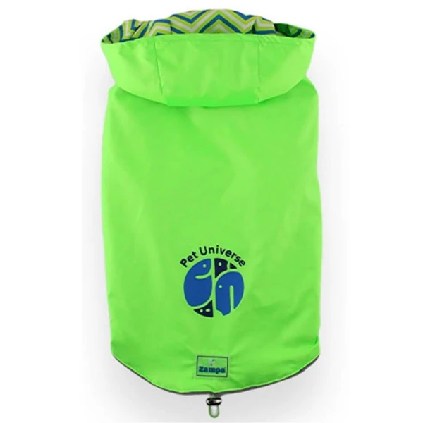 Zampa Çift Taraflı Köpek Yağmurluğu Yeşil - XL
