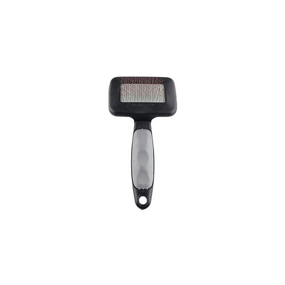 Zampa Slikon Top Başlıklı Kedi ve Köpek Fırçası Small 14x7cm, Gri