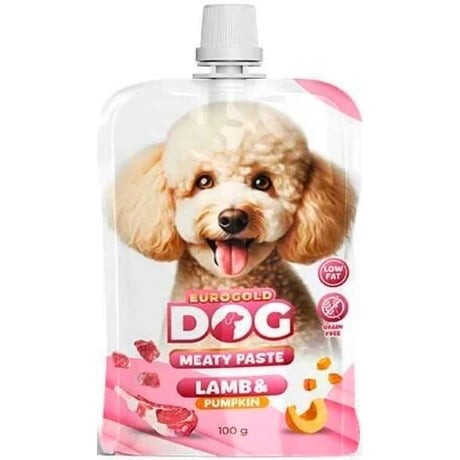 EUROGOLD DOG ET EZMESİ KUZU-BALKABAĞI 100GR