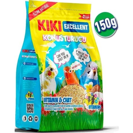 KIKI EXCELLENT KUŞ KONUŞTURUCU 150GR 12ADET