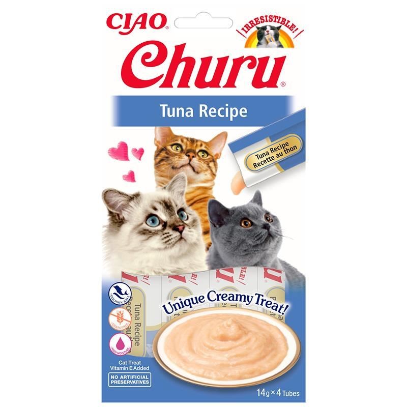 Ciao Churu Cream Ton Balıklı Kedi Ödül Kreması 4 x 14 Gr