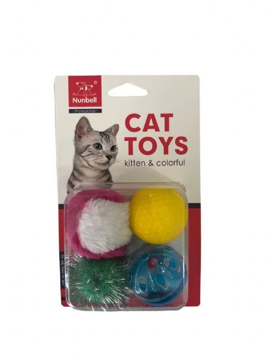 Nunbell Kedi Oyuncagı 4 Parça