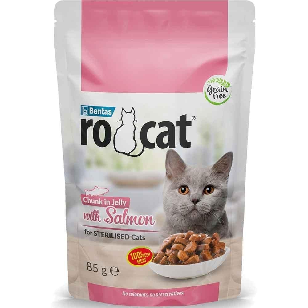 RO-CAT SOMONLU YETİŞKİN KEDİ MAMASI 85GR